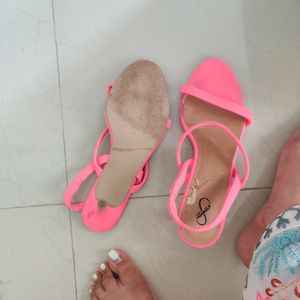 Pink Pointed Heels