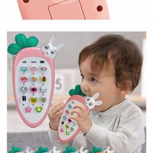 Brand New Kids' Musical Toy Phone - Cute Carrot De