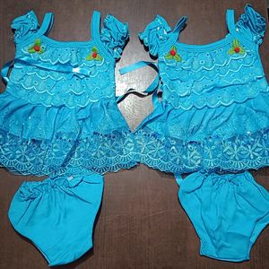 #7 New Frock For Girls (0-3 Months)