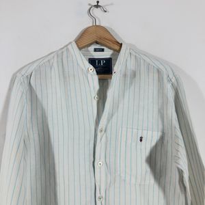 Off White & Blue Strips Shirt(Men’s)