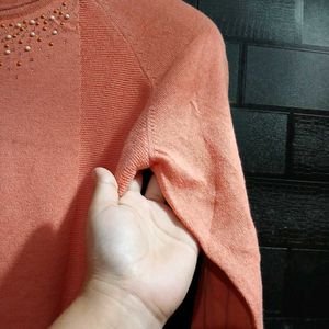 Coral Winter Full Sleeve Top