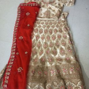 Beautiful Lehenga With Heavy Stone Work