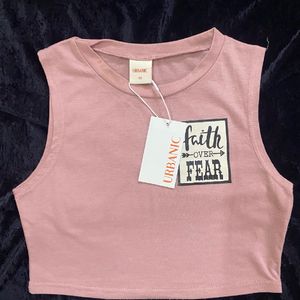 Urbanic Pink Crop Top