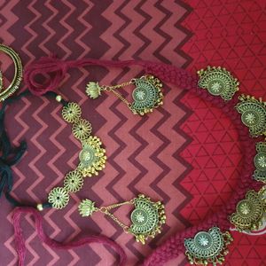 Golden Oxidized Jewellery Sets