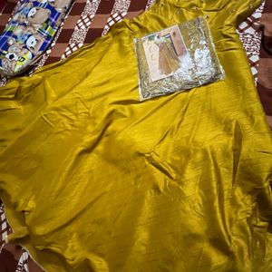 Brand New Hand Work Banarasi Gown With Dupptta