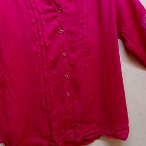 30rs Off🚚 Unused Hot Pink Shirt/Top(Women's