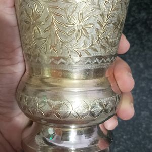 Antique Royal Muradabadi Brass Glass