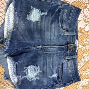 Mudd. Denim High-Rise Shorts