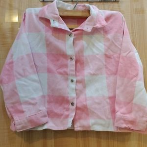 Baby Pink Crop Shirt