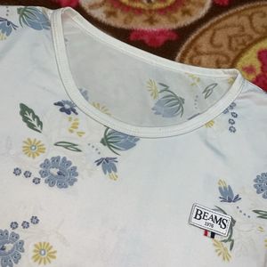 White Cotton Top for Girls