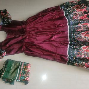 Long Gown With Dupatta