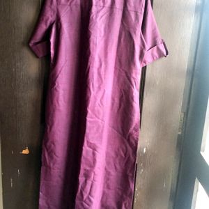 Gerua Burgandy Kurta ( Brand New)