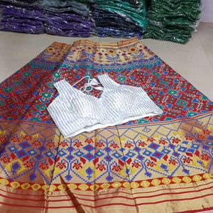 Banarasi Silk Lehenga With Blouse