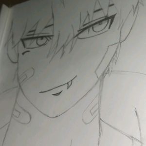 Anime Art gojo/ash/gokuPainting