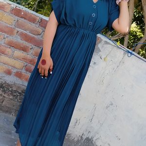 Blue Middi Dress