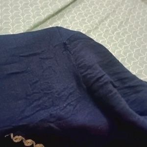 A Blue Colour Kurta In L Size For 38to40 Bust