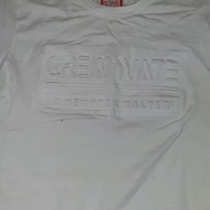 Mens New White T-shirt