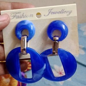 Blue Elegant Earrings