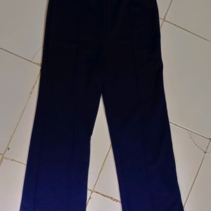 Navy Blue Casual Pants For Girls ✨