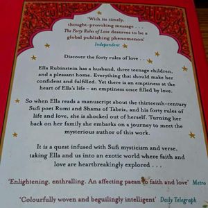 The Forty Rules Of Love By Elif Shafak