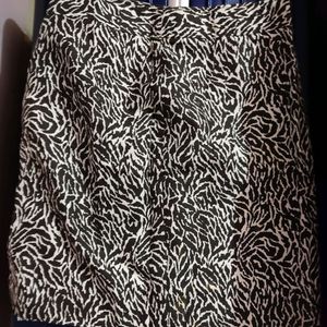 Branded animal print Pencil skirt