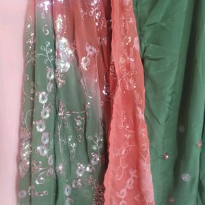 Kurti And Plazo Set With Beautiful Dupatta