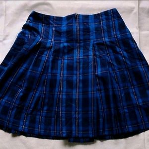 Blue Mini Short Skirt