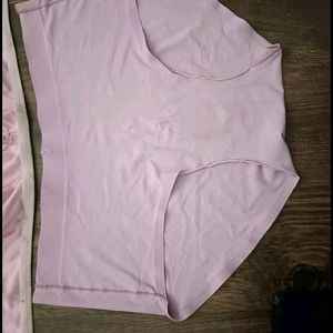 Pink  Brief 2 Pice