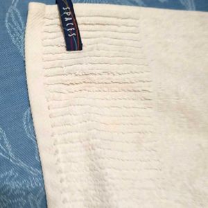 Spaces White Bath Towel