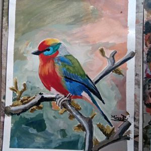 Birds 🐦 Beautiful Painting Draw Handmade Work