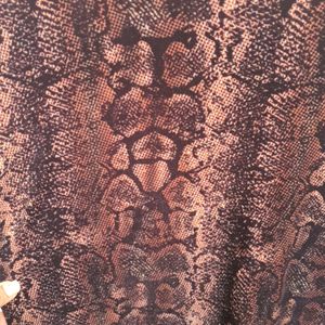 Zara Snake Print Midi Dress