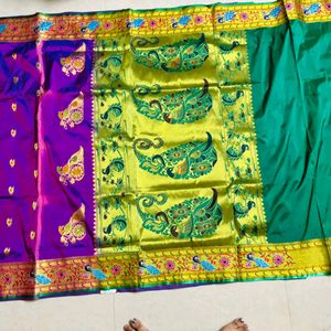 Paithani Saree With Blouse Piece