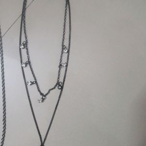 Combo Of Women And Men Necklace With Clutche