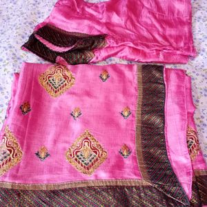 Wedding Saree +Free Silk Sare