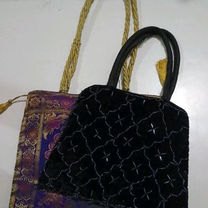 Traditional Saree Cloth Handbag