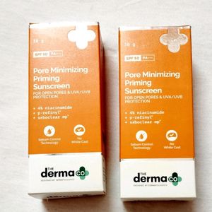 The Derma Co Pore Minimizing Sunscreen😍