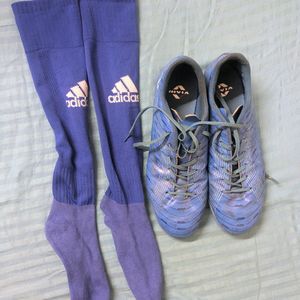 Nivia Turf Football Shoes + Free Adidas Socks