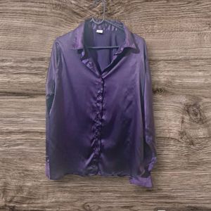 Purple Silk Shirt.