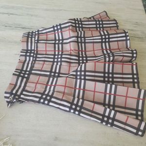 Hight Waist Plaid Skirt