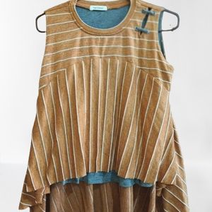 Assymatrical Pleated Top