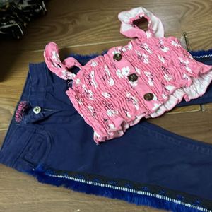 Jeans & Top Size 1-4 Yrs