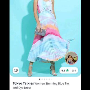 Tokyo Talkies Tie Dye Multi Colored Dress