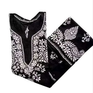 Woman Black Kurti