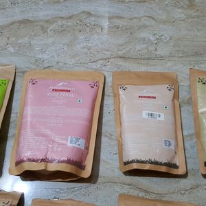 NEW ALPS GOODNESS FACE PACK POWDERS COMBO OF 9