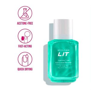 MyGlamm LIT Nail Enamel Remover Combo Of 2