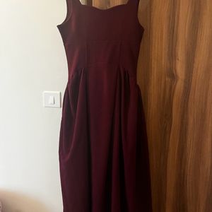 Maroon Dress