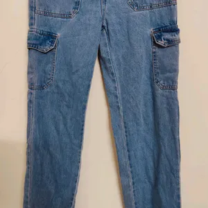 Blue Cargo Jeans