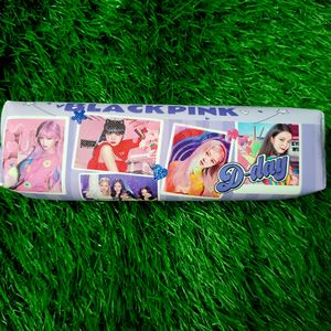 Black Pink Pencil Pouch