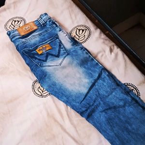 Brand New Blue Monkey Wash Denim Jeans