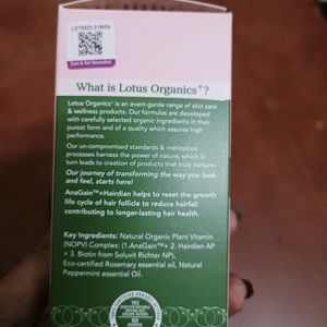 Lotus Organics Hair Growth Serum